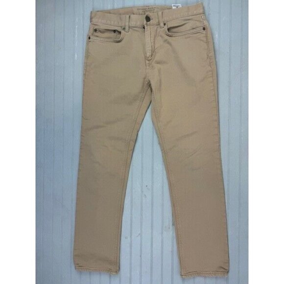 Banana Republic Size 31x30 Khaki Pants The Traveler Slim (Actual Inseam … - Picture 1 of 4
